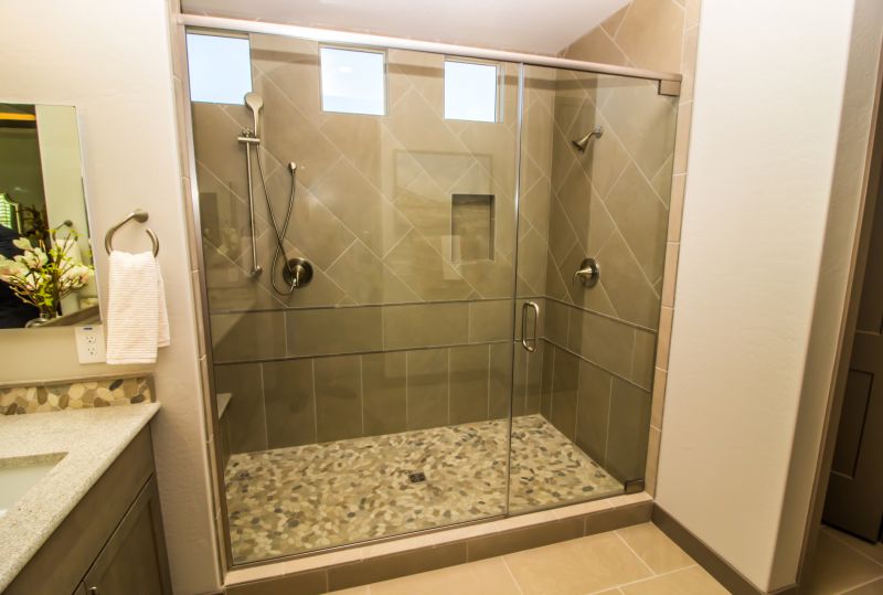 Open-concept Shower Layouts